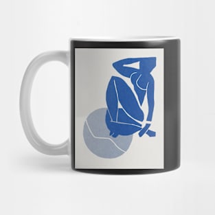 Blue nude Earth Henri Matisse abstract art Mug